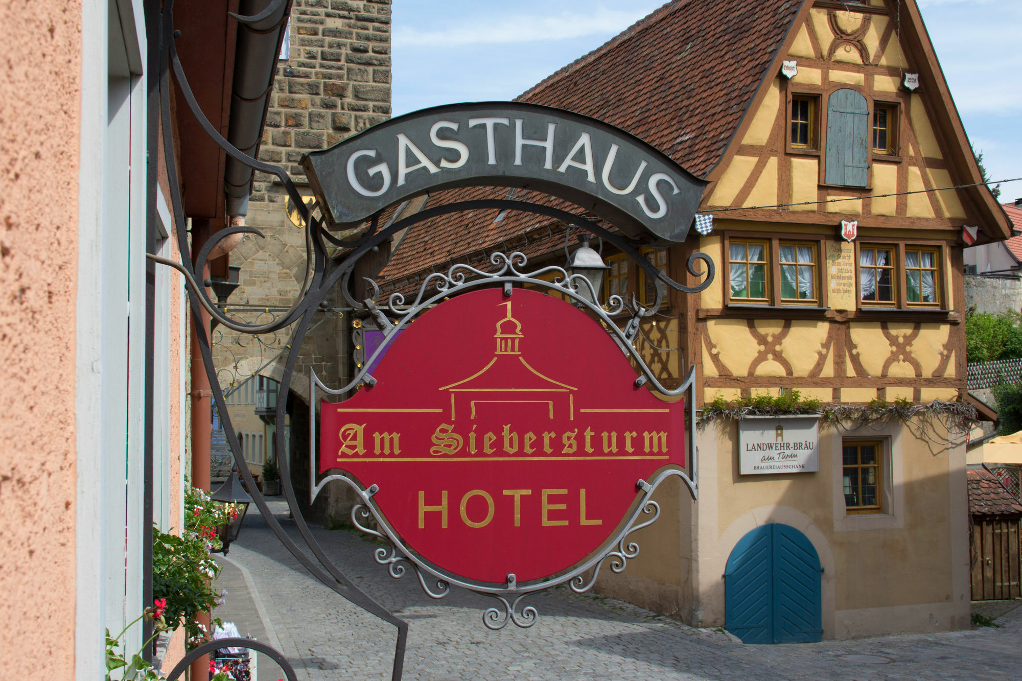 Hotel Am Siebersturm Rothenburg ob der Tauber Exterior foto